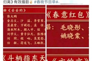 2024央视春晚看点：薛之谦独唱赵英俊金曲 丁禹兮首秀