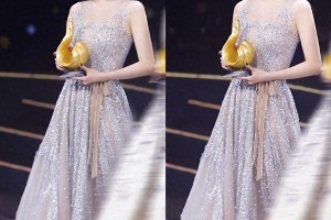 杨幂裸色裙惊艳微博之夜，王妃明星同款优雅穿搭指南