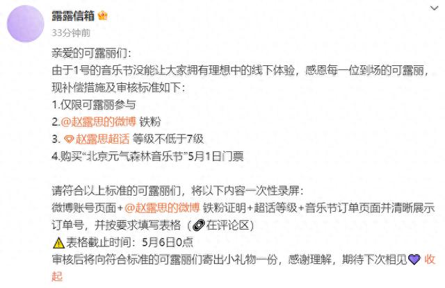赵露思音乐节现场